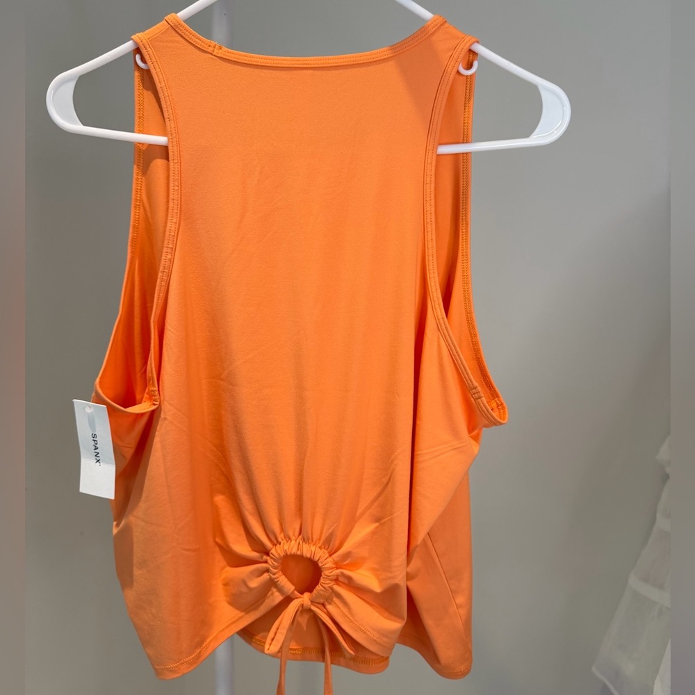 NWT SPANX® Butter Keyhole Tank Size XL Color: Nectarine - Picture 7 of 9